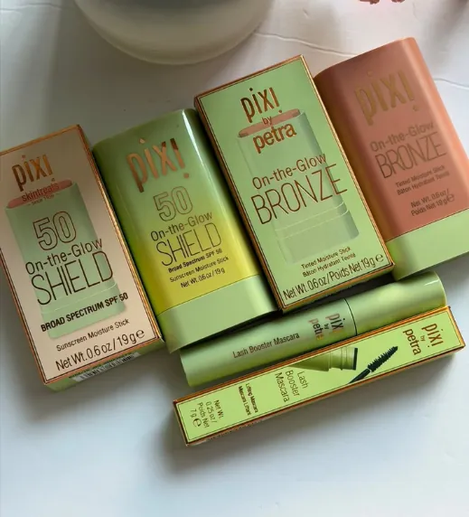 Pixi Beauty Shield SPF 50 Bronze and Lash Booster Mascara